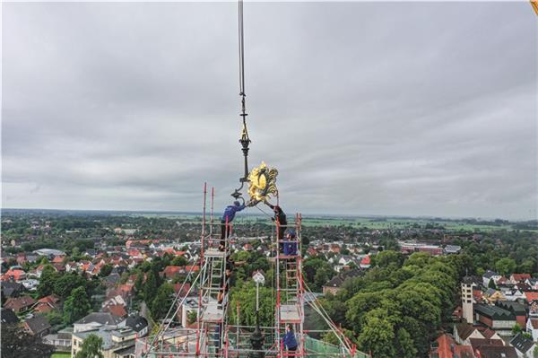 Vergoldet und sturmfest für die nächsten Jahrhunderte